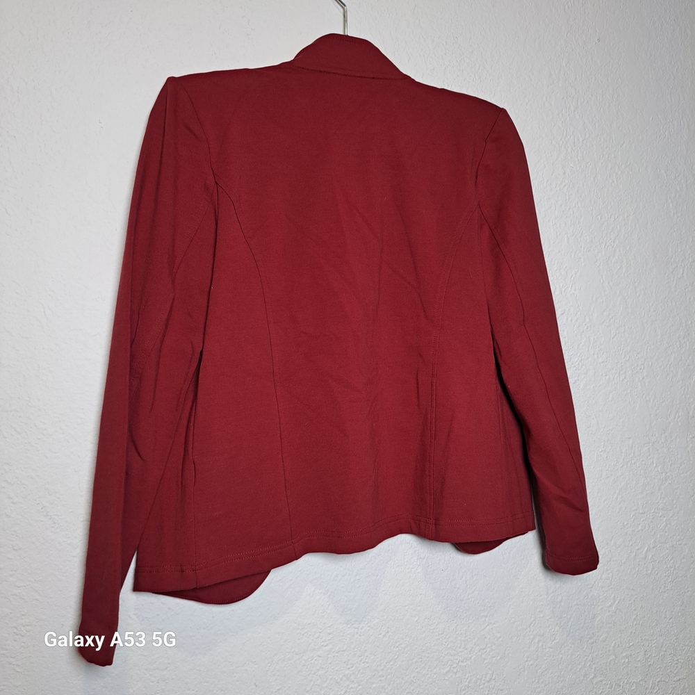 Tommy Hilfiger Women's Red Buttoned Blazer - Picture 4 of 4